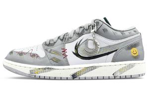 Баскетбольные кроссовки Air 1, износостойкие, винтажные, серые, унисекс Jordan, Gray