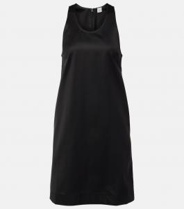 Мини-платье из ситца Toteme, черный