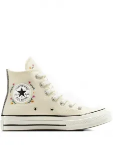 Кеды Chuck 70 с цветочной вышивкой Converse, бежевый