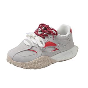 SUPEREDGE Женские противоскользящие износостойкие низкие кеды Casual серые, цвет Gray