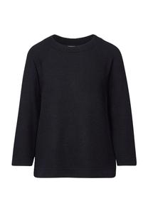 Рубашка с рукавом 3/4 и вырезом-лодочкой Street One, синий