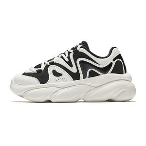 CHAOJIANTA Женские кроссовки Anta Anti-Slip с износостойким низким верхом и массивной подошвой, белые, черные