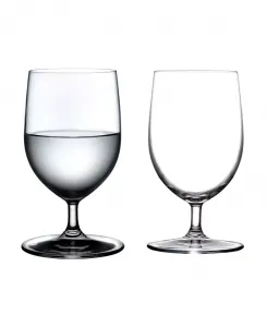Винтажные стаканы для воды, набор из 2 шт. Nude Glass, clear