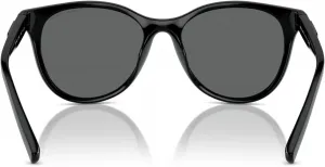 Женские солнцезащитные очки Armani Exchange, блестящая черная оправа, темно-серые линзы, 54 мм Emporio Armani, Shiny Black