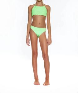 Бикини для девочек, связанные крючком, неоново-зеленого цвета Peixoto