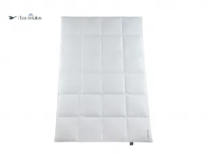 Одеяло зимнее пуховое Traumulus KB 4x6 очень теплое, размер 135x200 см, немецкое производство, подходит для аллергиков, чехол 100% хлопок Häussling