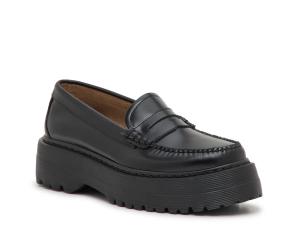 Лоферы G.H. Bass Whitney Platform Penny Loafer, черный