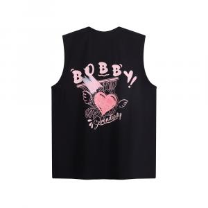 BOBBY ABLEY Жилет унисекс, Черный