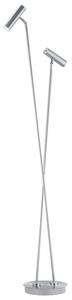 Светодиодный торшер Hell, 140 см, серебристый
