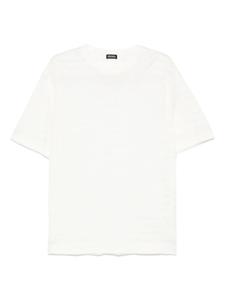 Футболка в полоску Zegna, белый