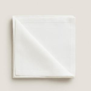 Набор салфеток Zara Home Basic Linen, 2 штуки, белый