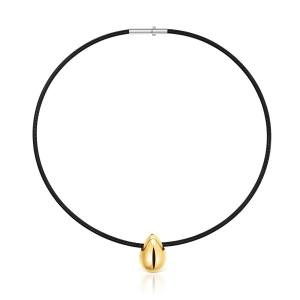 Колье Tous With Teardrop Motif Mesh Tube, золото/IP-сталь