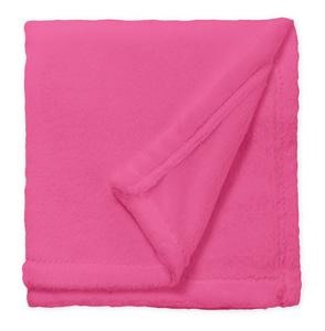 Мягкий плед 150х200 см серый 771 г плед флисовый плед диванный плед пушистый зимний плед One-Home, розовый