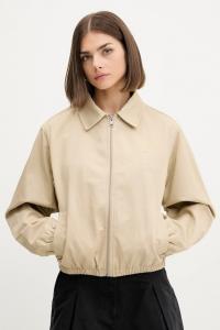 Хлопковая куртка Guess Jeans, бежевый