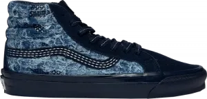 Кеды Vans FDMTL x OG Sk8-Hi LX Distressed Indigo, синий