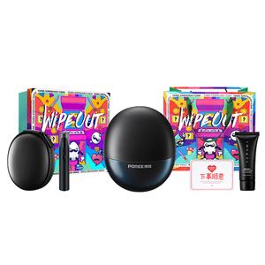 Поворотная электробритва с двойной головкой, моется полностью, портативная бритва с защитой от лезвия POREE, синий/мультиколор