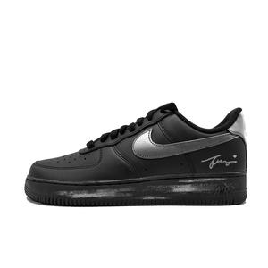 Nike Кроссовки Air Force 1 Shimmering Silver, устойчивые к истиранию, низкие, для скейтбординга, унисекс, серебристые