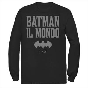 Мужская футболка с логотипом Batman: Il Mondo Italy Icon Licensed Character