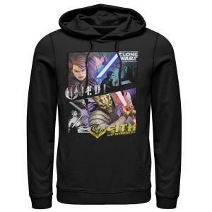 Мужская толстовка с капюшоном: Войны клонов, джедаи и ситхи Star Wars