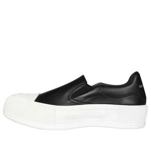 Кроссовки deck skate plimsoll 'black white' Alexander Mcqueen, черный