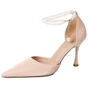 TATAYA Женские туфли на высоком каблуке бежевые, нюдовые, цвет Nude