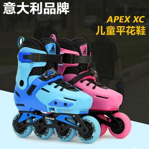 RollerBlade Детские роликовые коньки APEX Blue Package 3, регулируемые, размер L (37-40)