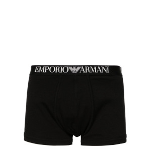 Emporio Armani комплект из двух трусов-брифов с логотипом, черный