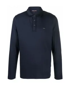 Элегантная рубашка-поло с длинными рукавами Michael Kors, синий