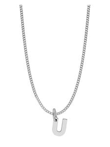Adeliás Универсальный кулон - кулон в виде буквы N, изготовленный из серебра 925 пробы
