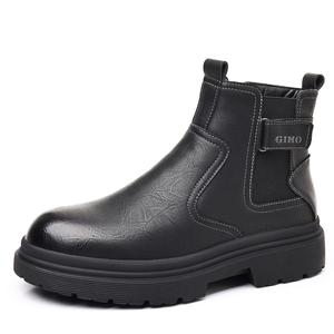 GIHO Ботильоны мужские на среднем каблуке, черные