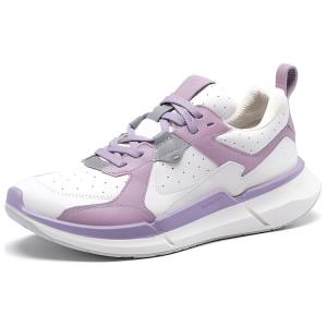 Ecco Низкие повседневные туфли женские, белые, фиолетовые