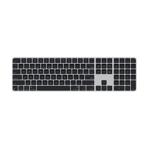 Клавиатура беспроводная Apple Magic Keyboard c Touch ID и цифровой панелью (USB-C), US English, чёрные клавиши
