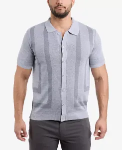 Мужской кардиган с коротким рукавом на пуговицах Spring + Mercer, коричневый