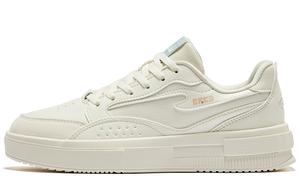 Шокирующие противоскользящие износостойкие низкие скейтерские кроссовки женские White Erke, Микрокристаллический белый порошковый голубой