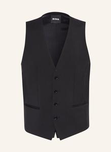 Жилет костюма огромный облегающий Boss, черный