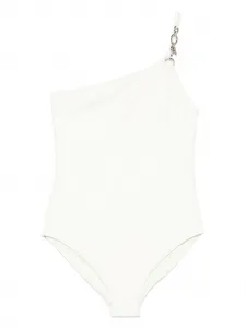 Купальник на одно плечо Lanvin, нейтральный