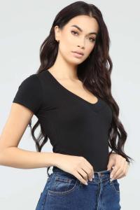 Топ Fashion Nova 65056, черный