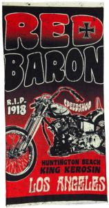 Шарф King Kerosin Red Baron многофункциональный с рисунком