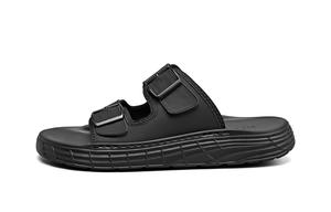 HLA Тапочки-слайды мужские, черные, противоскользящие