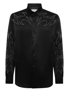 Рубашка Texas с принтом Philipp Plein, черный