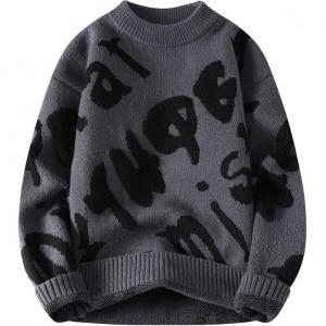 Dnnnn Свитер, Осень-Зима Unisex Dnnnnx, серый (upgraded fabric)