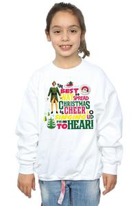 Толстовка с рождественским приветствием Elf, белый