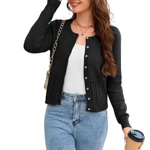 Женский кардиган с косой вязкой Maxxis Merch, Black