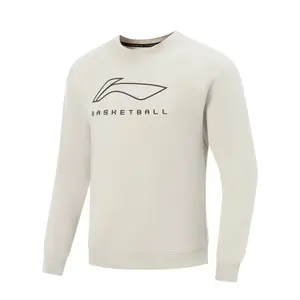 Толстовка мужская серии Professional Basketball LINING, бело-серый