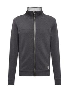 Худи с капюшоном на молнии TOM TAILOR, Anthracite