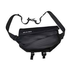 DCLOUD Ламинированная сумка через плечо из оксфордской ткани, Obsidian Black Upgraded Magnetic Clasp