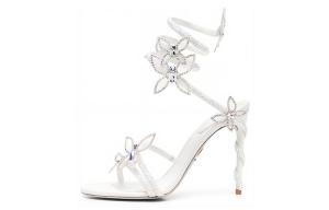 René Caovilla Margot 100mm сандалии с аппликацией в виде бабочки RENE CAOVILLA, original shoe box not included