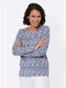 Футболка с принтом голубого цвета WITT WEIDEN