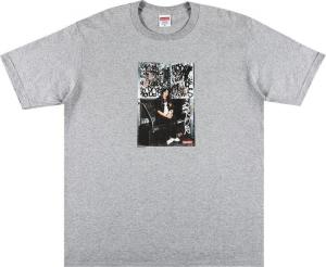 Футболка Supreme x Lady Pink Tee 'Heather Grey', серый