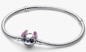 Браслет Pandora Disney Stitch Snake, серебро